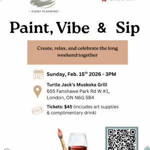 Paint & Sip at Turtle Jack’s!